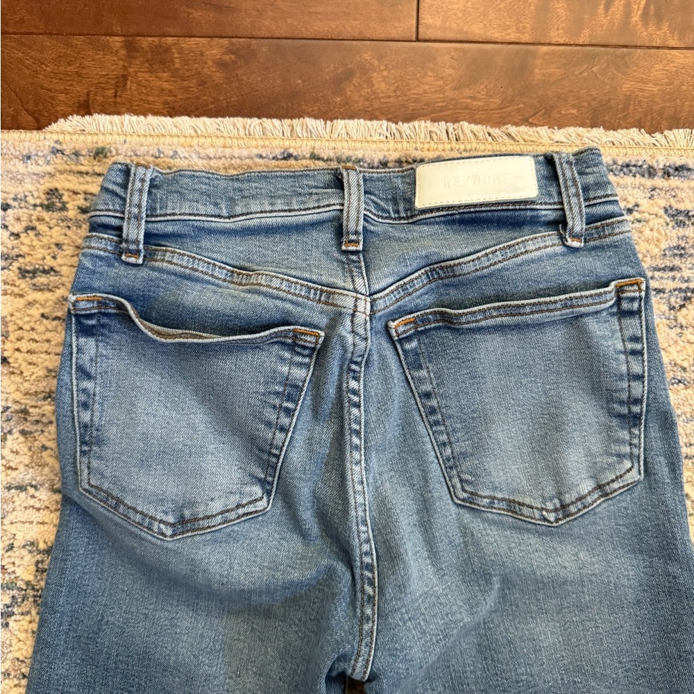 RE/DONE High-Rise Flare Jeans – Button Fly – Size 24 – Great Condition - Picture 3 of 5